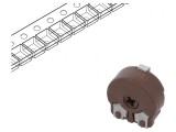 Potentiometru 10k&Omega; 330mW Orizontal Monotură