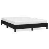 Cumpara ieftin Cadru de pat fara saltea, negru, 140x190 cm, textil
