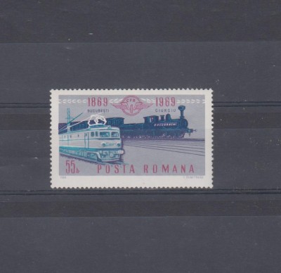 M1 TX5 6 - 1969 - Centenarul liniei ferate Bucuresti Filaret - Giurgiu foto