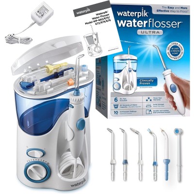 Irigator Bucal, Waterpik WP100, Ultra, 7 Varfuri Incluse, 10 Trepte Presiune, 1400 pulsatii /min, Re foto
