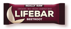 Lifebar baton cu sfecla rosie raw bio 47g foto