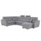 Coltar in forma de U, material gri, dreapta, BORN U
