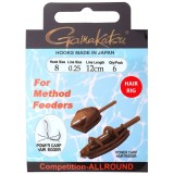 Montura Gamakatsu Method Hair nr.8 12cm 6buc/plic
