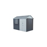 Magazie de gradina pentru depozitare HECHT 6x10 NORD, cadru si baza metalica, prevazuta cu geam, dimensiuni 172 x 302 x 222 cm
