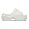 Papuci Crocs Stomp Slide Alb - Chalk, 37