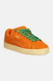 Puma sneakers din piele intoarsă Suede XL CARROTS culoarea portocaliu, 398800