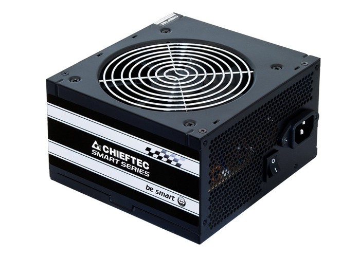 SURSA Chieftec Smart series 600 W, non-modulara, certificare 80 Plus, ventilator 120 mm x 1, PCI-E 6+2 pin x 6, SATA x 9, &quot;GPS-600A8&quot; (timbru verde 2
