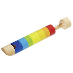 Flaut Goki, 16.5 cm, lemn, 3 ani+, Multicolor