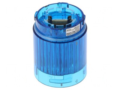 Semnalizator LED Albastru 24VDC IP65 &amp;Oslash;40x50mm foto
