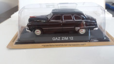 macheta gaz zim 12 deagostini masini de legenda romania - 1/43, noua. foto