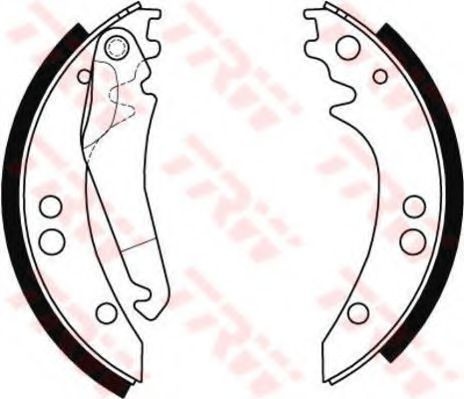 Set saboti frana MERCEDES G-CLASS (W461) (1990 - 2016) TRW GS8434