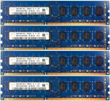 KIT MEMORII DESKTOP DDR3 16GB 4X4GB , MODEL SK Hynix HMT351U6CFR8C-H9, DDR 3, 16 GB, 1333 mhz