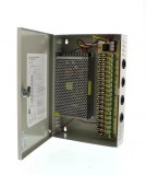 Sursa Alimentare in Comutatie 240W 12V 20A, 18 Canale WELL, Cutie Metalica