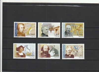 ROMANIA 2006 LP 1708 LP 1722 ANIVERSARI-COMEMORARI PERSONALITATI I SI II MNH foto
