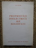 PROPRIETATI DIELECTRICE ALE SOLIDULUI - ANA IOANID