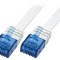Patch Cord U/UTP Cat6 PVC Alb 0.25m