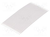 Conector cablu jumper flexibil TE Connectivity Flexstrip 2,54mm 76,2mm 17 pini