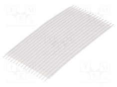 Conector cablu jumper flexibil TE Connectivity Flexstrip 2,54mm 76,2mm 17 pini