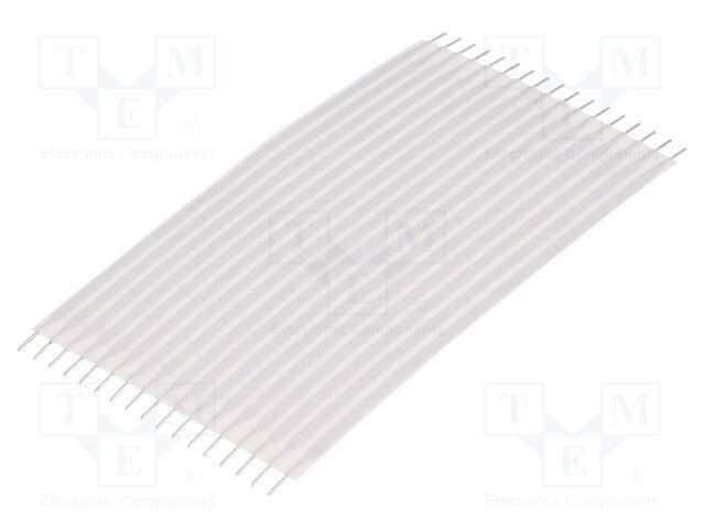 Conector cablu jumper flexibil TE Connectivity Flexstrip 2,54mm 76,2mm 17 pini