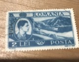 (FAV) Timbre Regele Mihai 2 lei, Stampilat