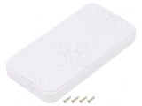 Carcasă Universală ABS Albă IP40 45x90x12mm