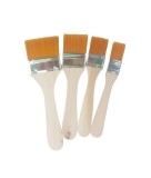 Pensule late plate,par naylon, 4 bucati set,universale