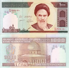IRAN 1.000 rials ND UNC!!!