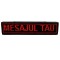 Panou text led / display reclama 70x20 cm - ROSU - pentru interior