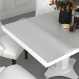 Folie Protectie Masa PVC 90x90 cm Mata Transparenta 2mm vidaXL - Protectie Mobilier Impermeabila, Rezistenta Zgarieturi