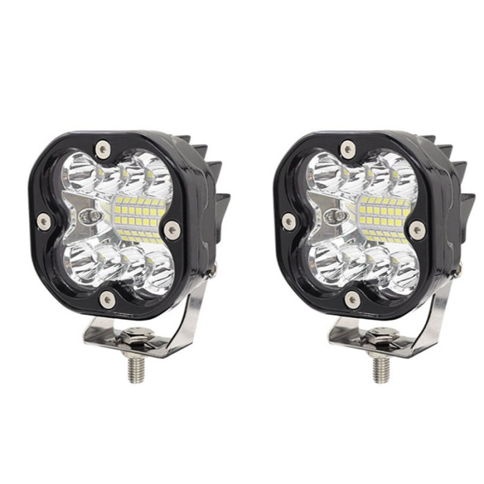 Set 2 x proiectoare auto LED, 10/30V, 66W/proiector