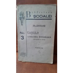 Fabula in literatura romaneasca, antologie si studiu - Gh. Cardas partea I-a