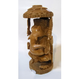 Figurină din lemn de santal Ganesha 20cm