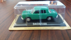 Macheta DACIA 1100 1968 - DeAgostini Masini de Legenda, 1/43, noua. foto