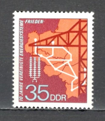 D.D.R.1973 10 ani sistemul energetic &amp;quot;Pacea&amp;quot; SD.383 foto