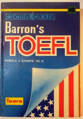 ESSENTIAL ENGLISH , BARRON S TOEFL de PAMELA J SHARPE ,1995 foto