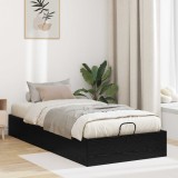 Cumpara ieftin Cadru de pat otoman Stejar Negru 80,5 x 200 cm Lemn prelucrat