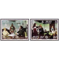 Jersey 1980 - Europa, personalitati istorice, serie neuzata