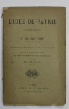 L &#039; IDEE DE PATRIE , CONFERENCE de F. BRUNETIERE , 1896