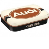 Cutie metalica de buzunar XL Audi Logo