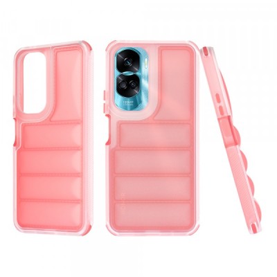 Husa pentru Honor 90 Lite, Techsuit, Wave Shield, Rosie foto