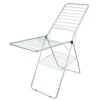 Uscator Rufe Metalic Pliabil Floria ZILAN ROSSA ZLN-7757, 16m Uscare, Argintiu, Interior/Exterior, 110x57x17cm