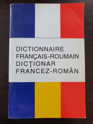 DICTIONNAIRE FRANCAIS-ROUMAIN * DICTIONAR FRANCEZ-ROMAN - Slavescu foto