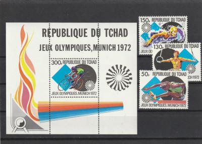 Sport ,olimpiada Munchen 1972 ,Ciad . foto