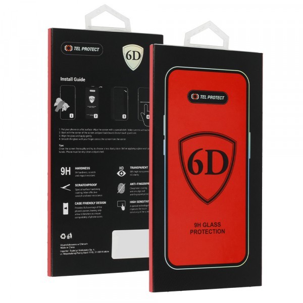 Folie de protectie Ecran OEM pentru Samsung Galaxy A07 4G A075 / A06 A065 / A05 A055, Sticla Securizata, Full Glue, 6D, Neagra