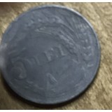 MNDRO01 Romania moneda 5 lei 1942