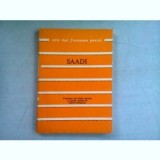 Saadi - Cele mai frumoase poezii. Bustan.