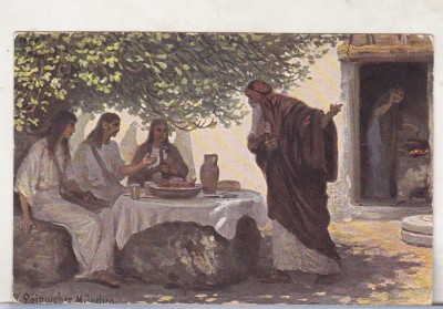 bnk cp Germania - Leinweber - Biblia - Moise 1,18,1-12 - necirculata foto