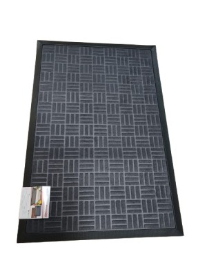 Covoras Intrare, Palermo, Antiderapant, Gri, 60x90 cm - 60x90 foto