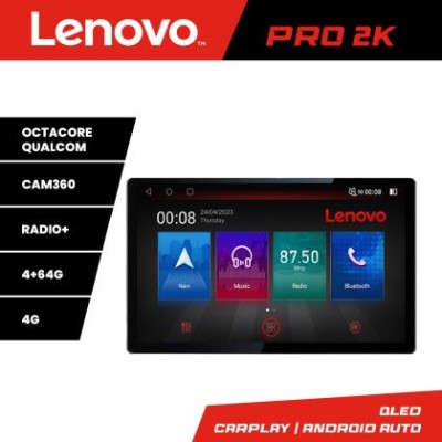 Navigatie Toyota 2DIN K-TY2DIN Lenovo PRO 4+64 13 inch 2K android 4G DSP gps internet 8Core CarStore Technology foto