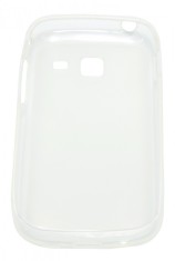 Husa silicon transparenta (cu spate mat) pentru Samsung Galaxy Y Duos S6102